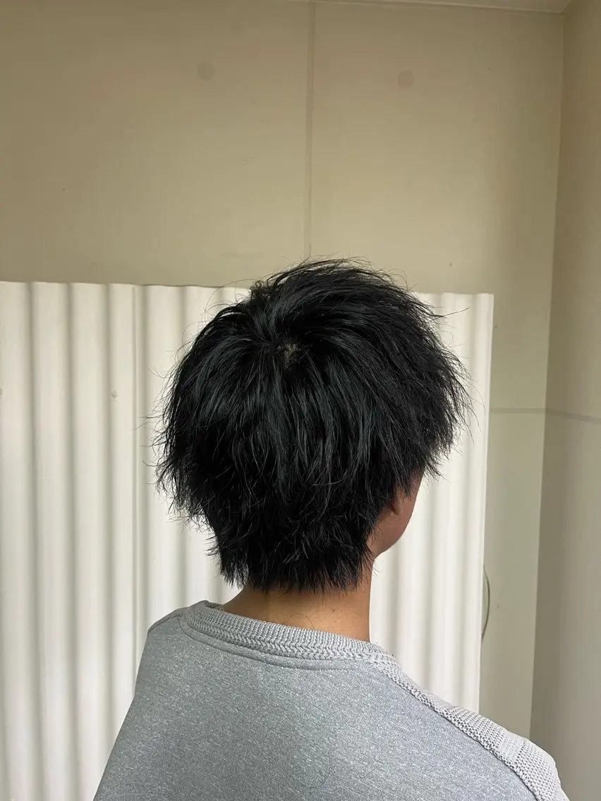 メンズ限定カット +パーマの写真