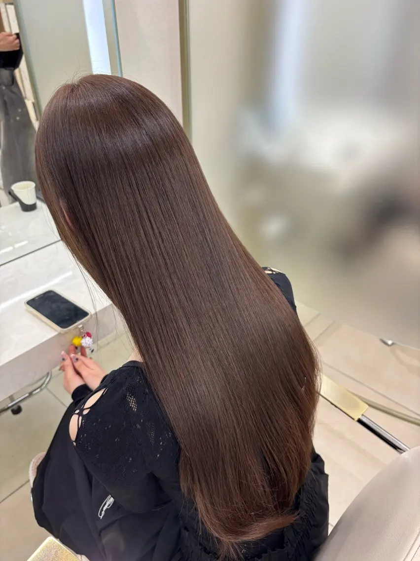 カラー 上品ヘア✖️艶髪 𝑅𝐼𝐾𝑈のヘアスタイル