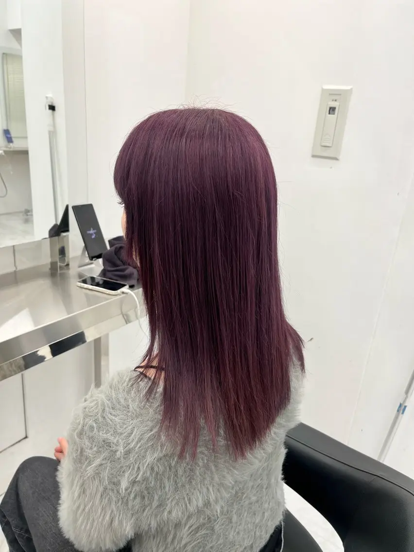 セミロング カラー ヘアアレンジ ヘアカラー トリートメント 愛されカラー🩷 はるなのヘアスタイル