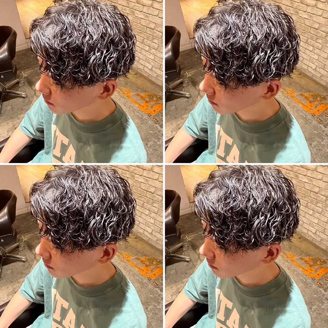 パーマ メンズ カット パーマ トリートメント ヘアセット メンズパーマ特化 店長望月謙二郎のヘアスタイル