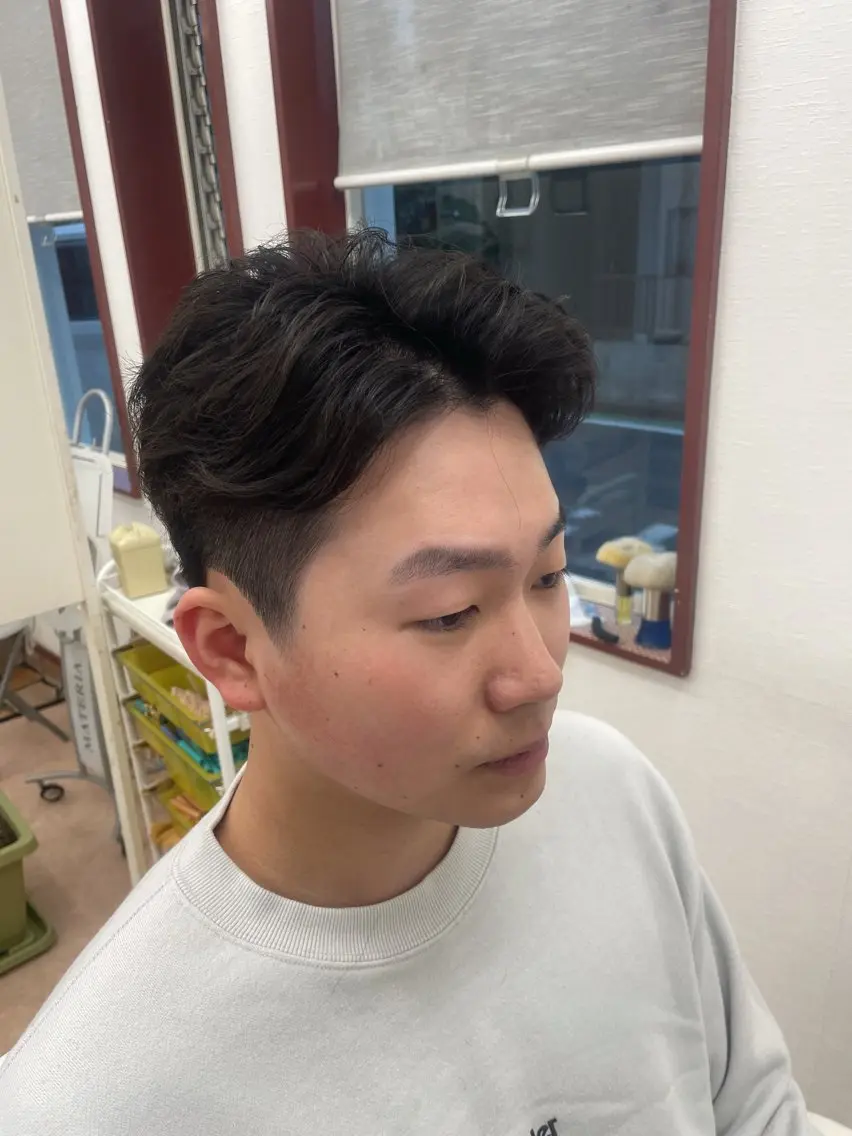 パーマ メンズ メンズパーマ 片桐 航太のヘアスタイル