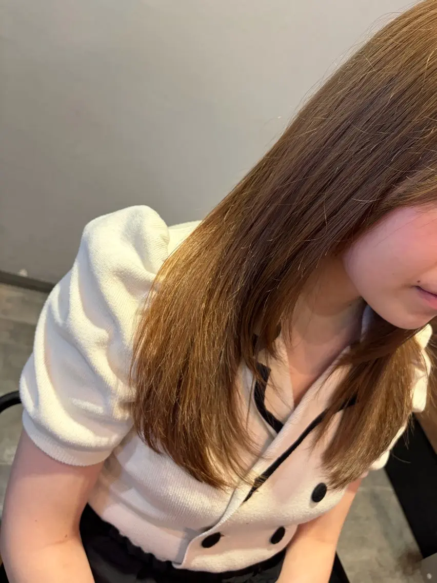 ロング カット ✨縮毛矯正モデル✨ RURUのヘアスタイル