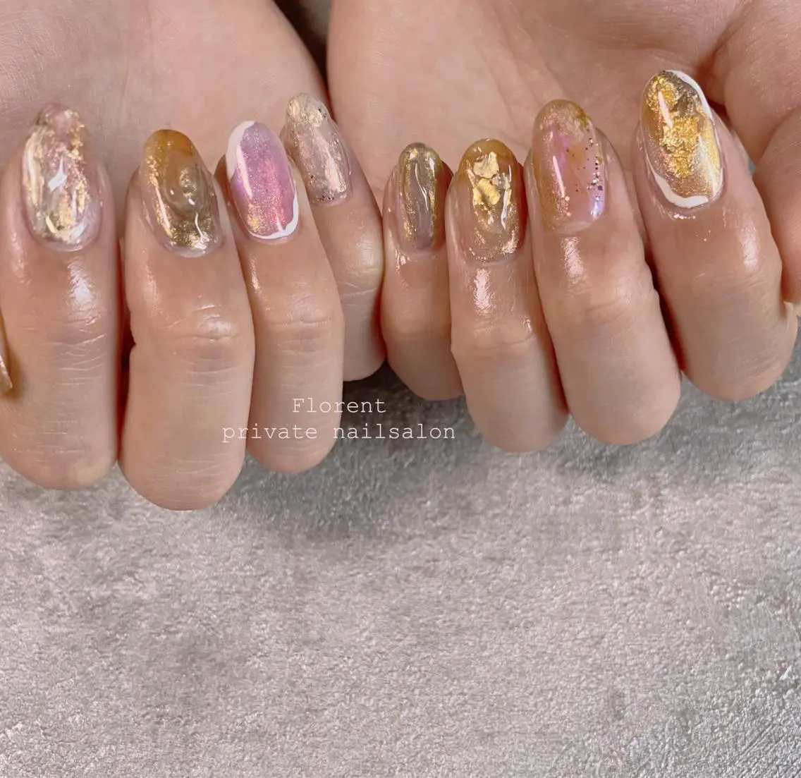 ネイル ハンドネイル florent nailのネイルデザイン