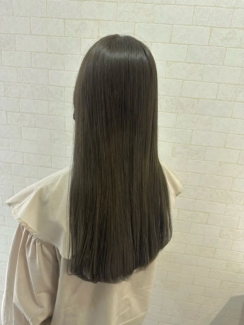 ロング カラー 透明感カラー ハイライトカラー 顔周りカット ハイライト 小顔カット カット ヘアカラー トリートメント 💎ハイライトカラー /髪質改善カラー💎のヘアスタイル