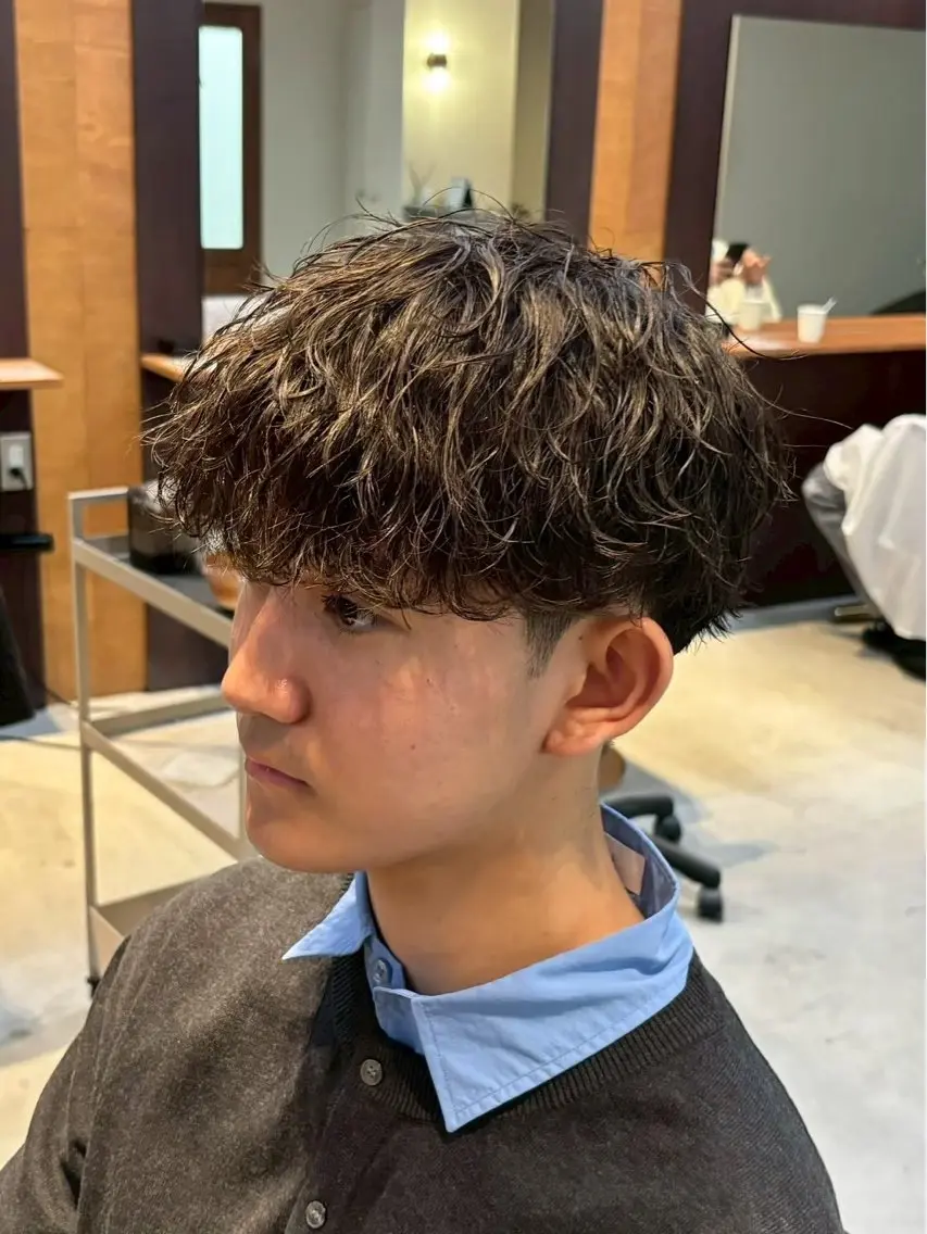 ショート カット パーマ パーマ特化Rito/ Attractのヘアスタイル