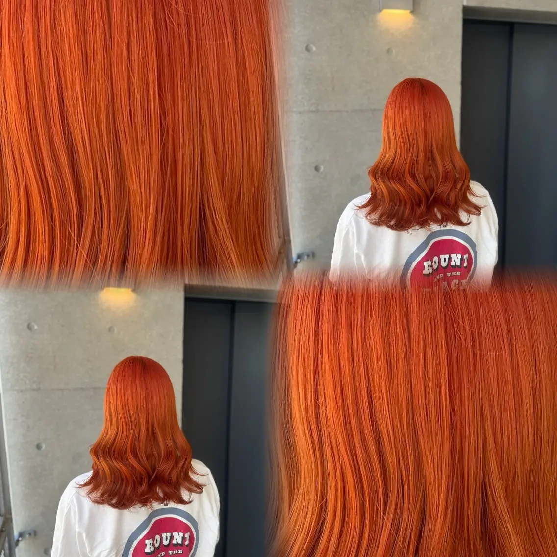 セミロング カラー ヘアカラー トリートメント 髙橋 李里亜のヘアスタイル