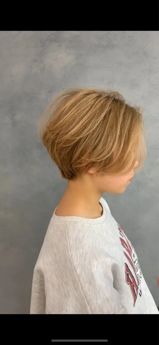 ショート ハンサムショート ショートヘア 撮影モデル ヤマモト ユウキのヘアスタイル