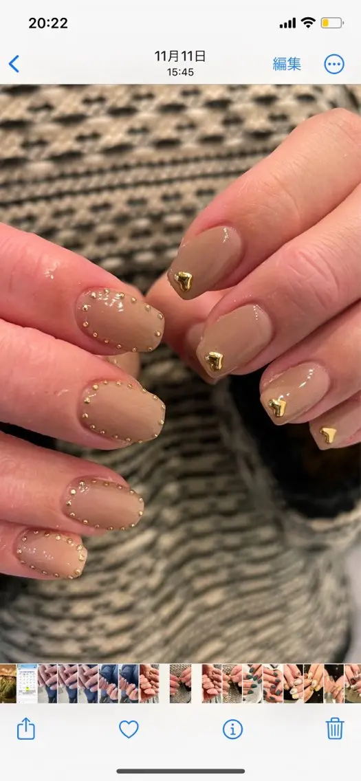 ショート m kaori𓃟のネイルデザイン