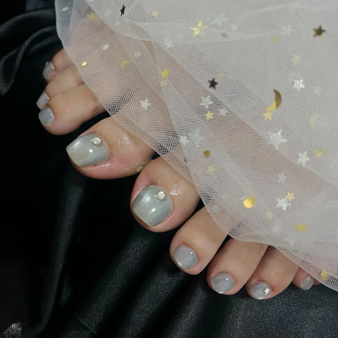 ネイル チークネイル 桜ネイル 長さ出し フットネイル ジェルネイル フットネイル Maika's nailのネイルデザイン