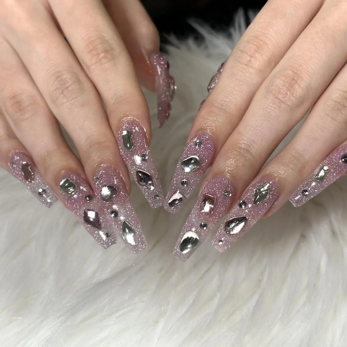 ネイル ハンドネイル Azusa🩵 ネイル💅🏻南森町のネイルデザイン