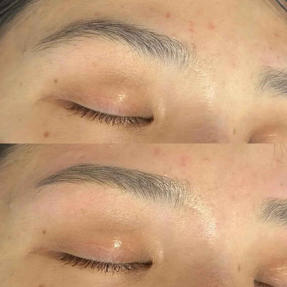 アイブロウ ワックス脱毛 眉カット pep natsumiのヘアスタイル
