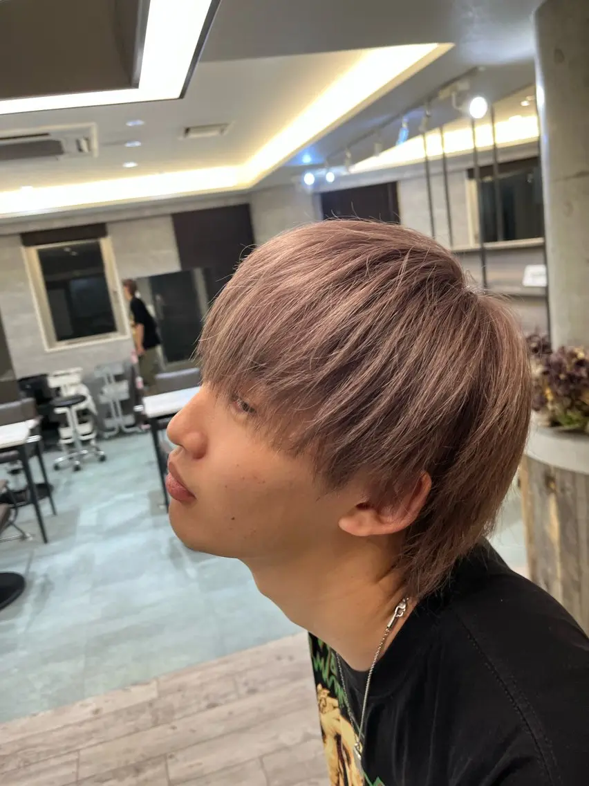 メンズ メンズブリーチ ヘアカラー トリートメント ケアブリーチ🌟 ♢WATARU♢のヘアスタイル