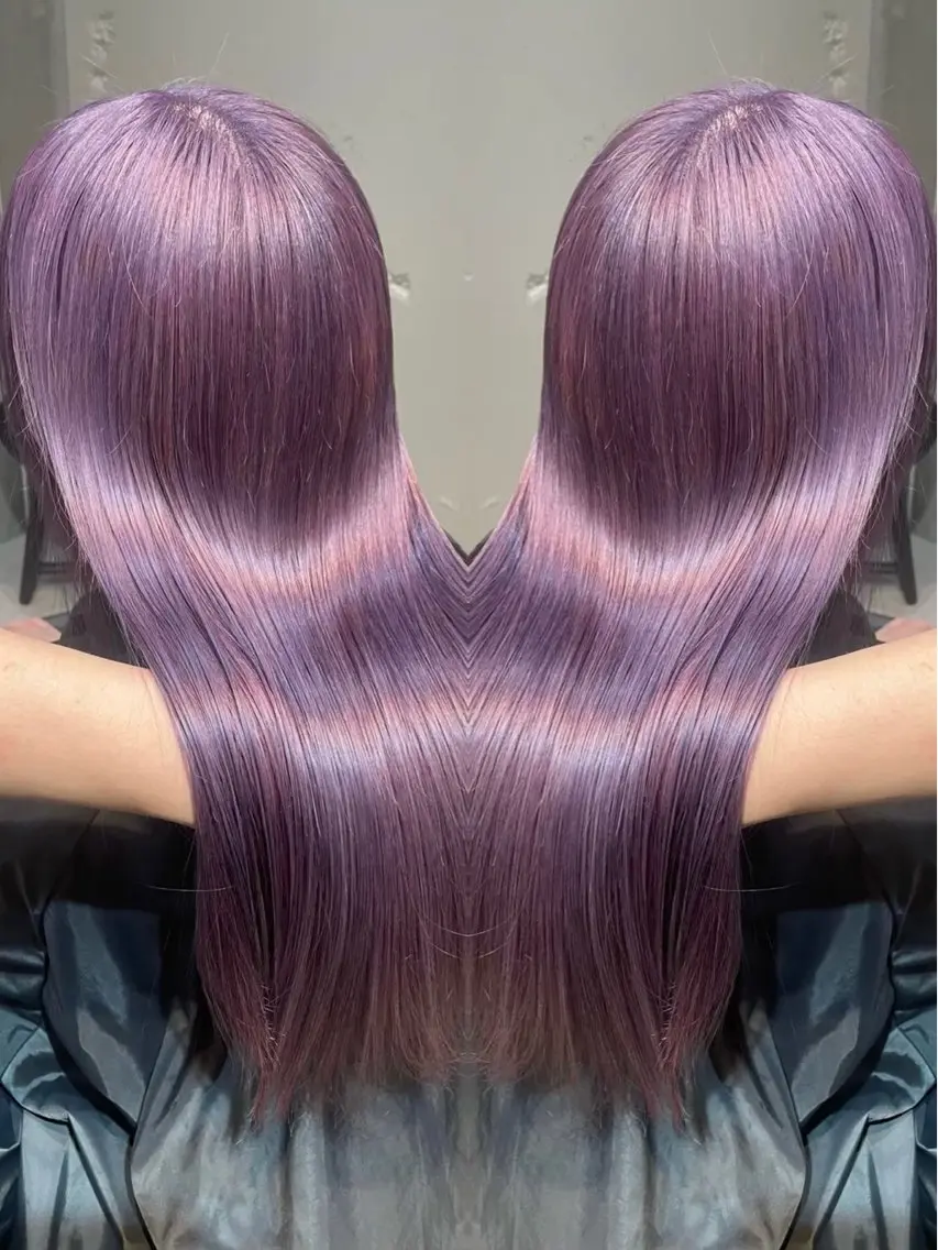 ロング カラー 🩵レイヤー✖︎ 髪質改善🩵リョウヤのヘアスタイル