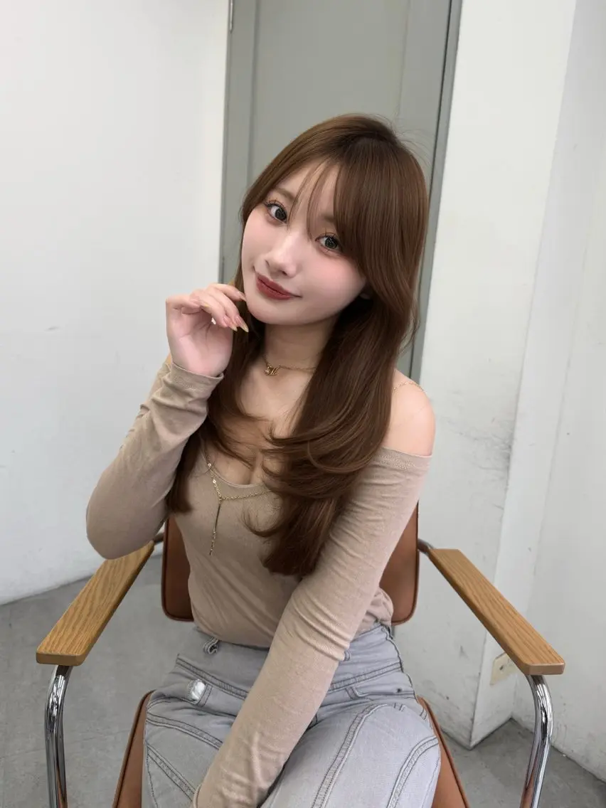 ロング 髪質改善透明感カラー 🩵🫧Hanakaのヘアスタイル