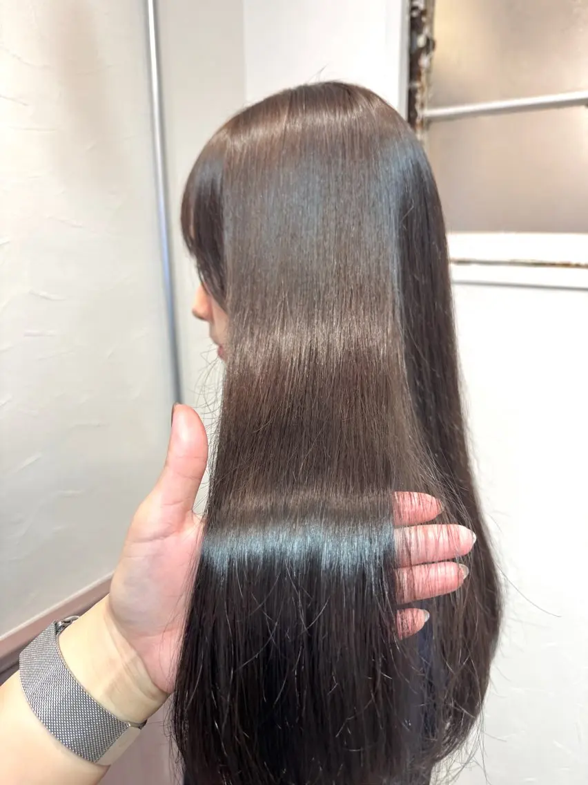 ロング カラー カット ヘアカラー トリートメント ダブルカラー /レイヤー/アリサのヘアスタイル