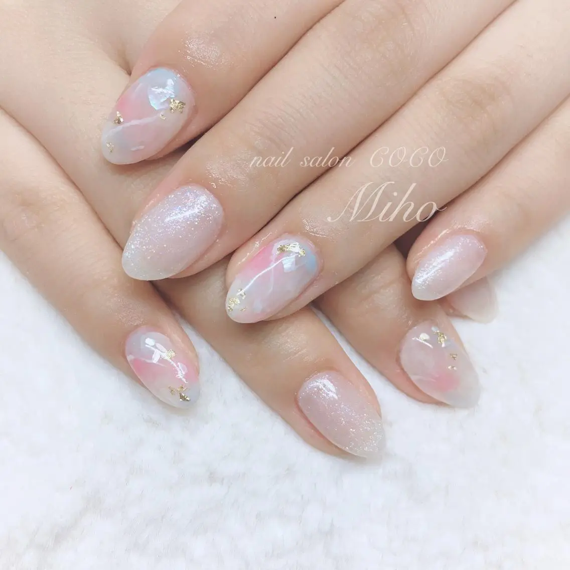 セミロング カラー パーマ ヘアアレンジ メンズ キッズ ネイル マツエク・マツパ アートネイル nail Berunaのネイルデザイン