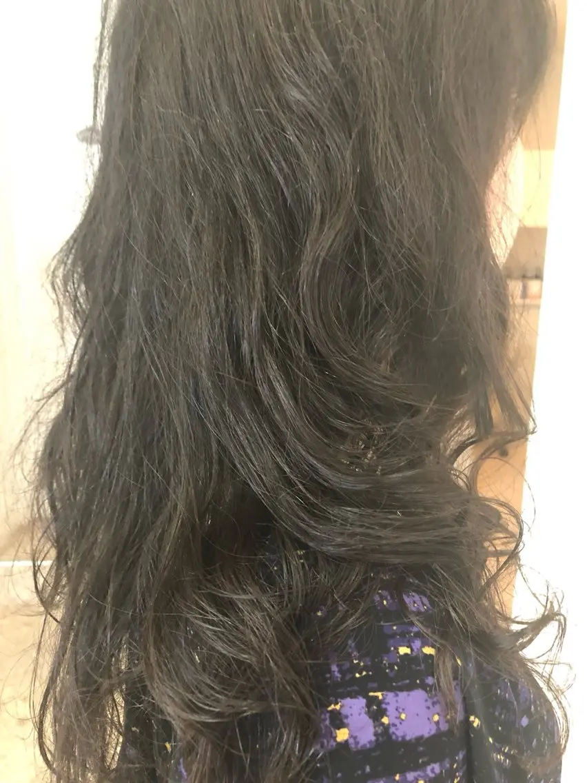 ロング パーマ Lucia 植田泰介のヘアスタイル