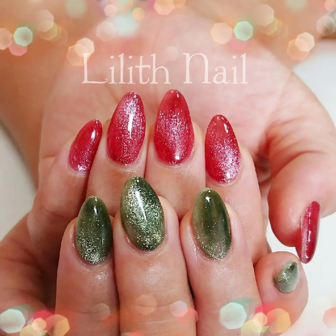 ネイル マグネットネイル ハンドネイル Lilith Nailのネイルデザイン