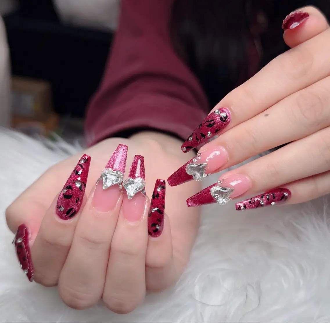 ネイル アートネイル フレンチネイル ジェルネイル 韓国ネイル マグネットネイル ハンドネイル Lenie Nail Okuboのネイルデザイン