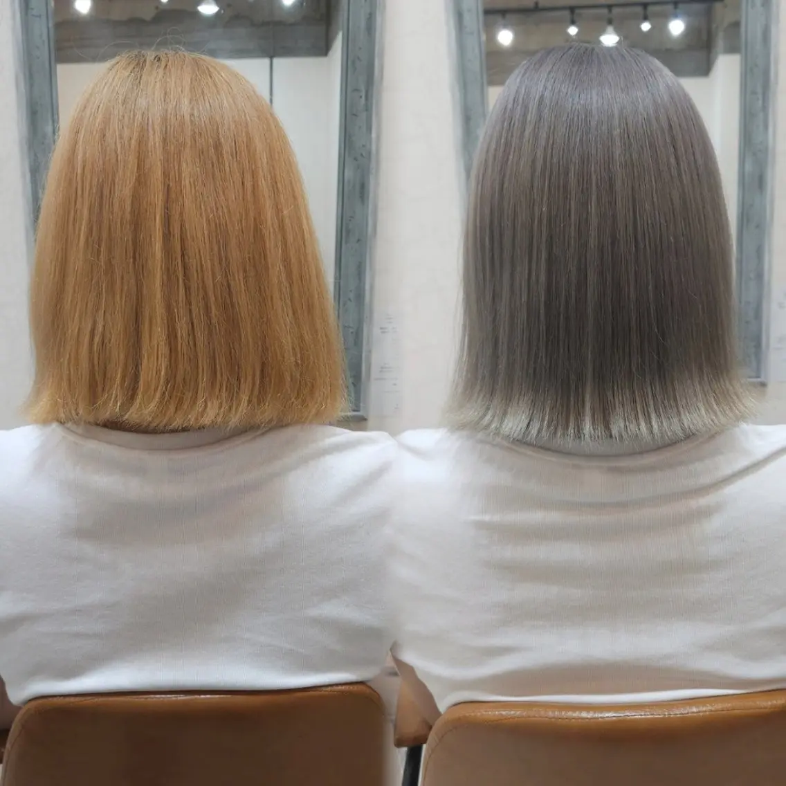 【ブリーチは根本だけでいい方🎗️】ブリーチリタッチ&オンカラー&クイックトリートメントの写真