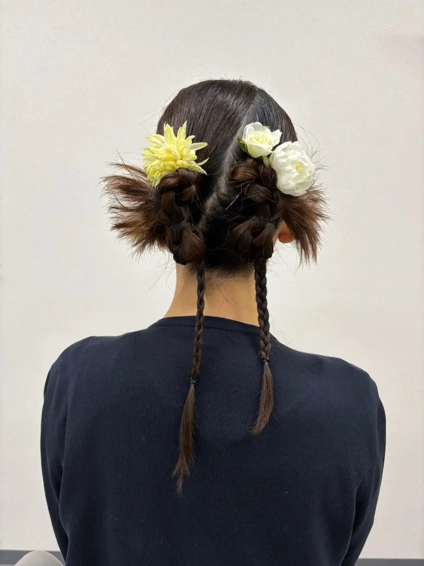 ヘアアレンジ 結婚式・ブライダル ヘアサロン ミカヅキのヘアスタイル