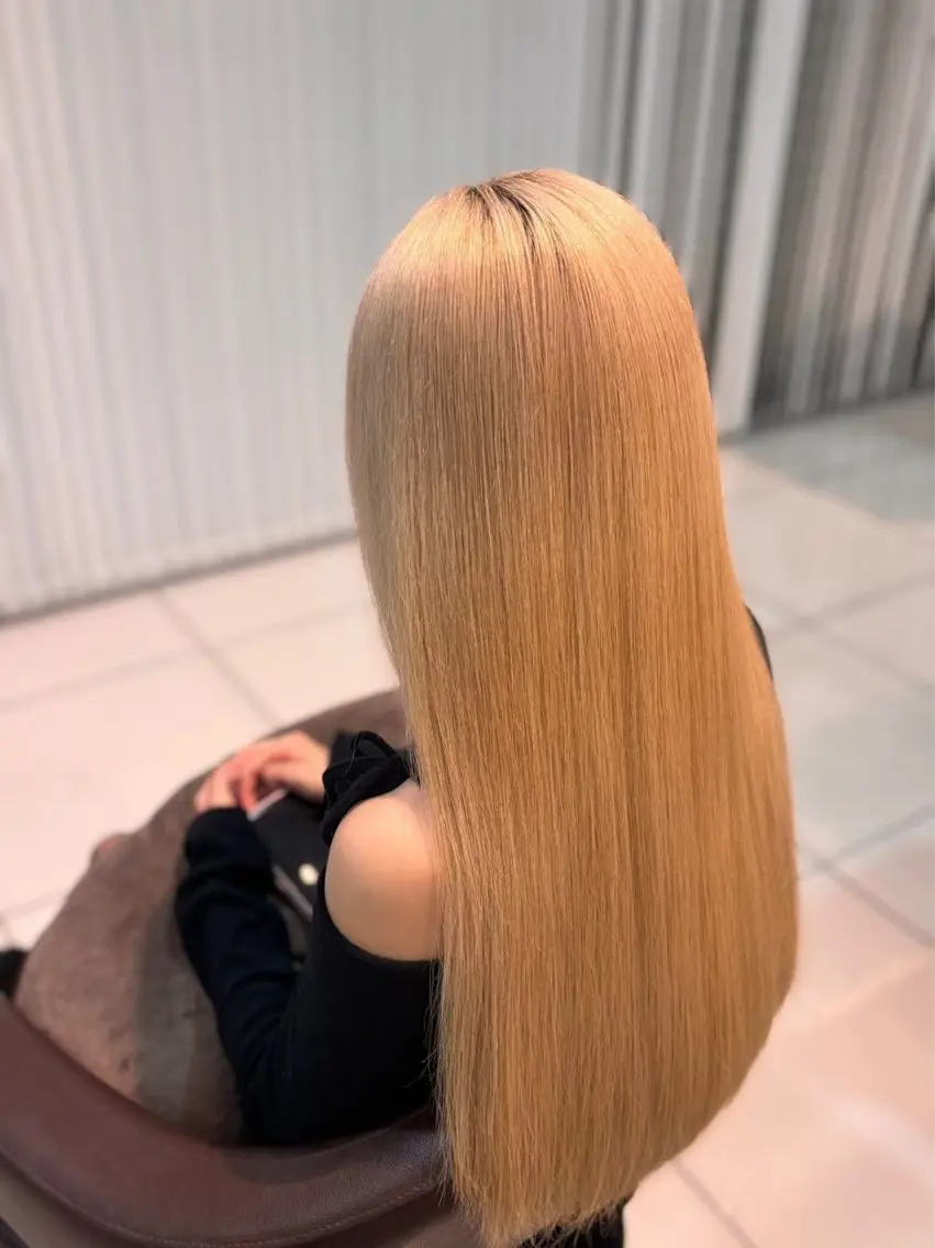 ロング ヘアカラー 艶カラー×似合 わせヘア✨hinaのヘアスタイル
