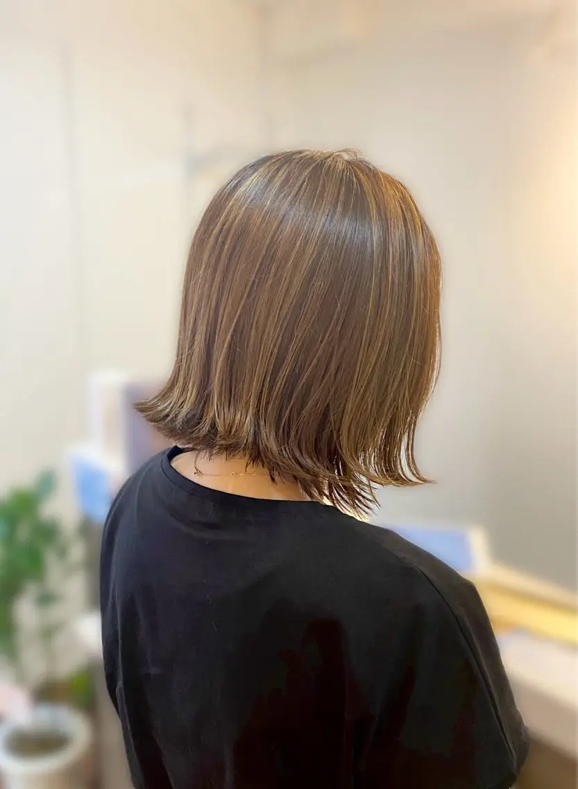 ミディアム カラー CoRe yuunaのヘアスタイル