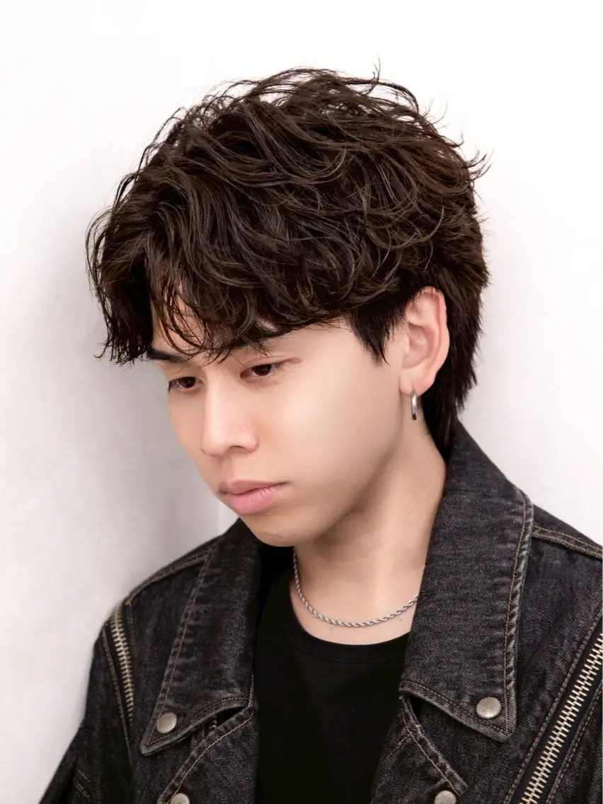 メンズ メンズパーマ カット パーマ 【公式】Men's salonLUCEYのヘアスタイル