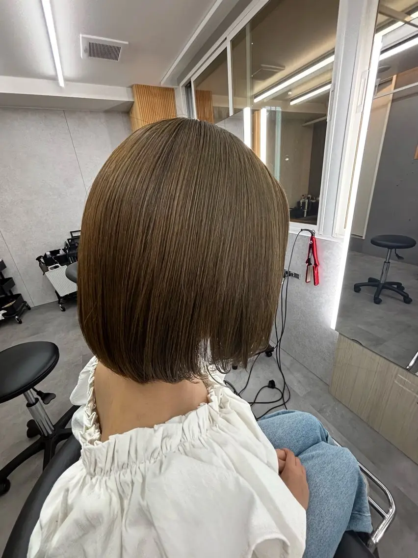 ショート トリートメント 縮毛矯正/カラ ー/艶髪🌻ひな🌻のヘアスタイル