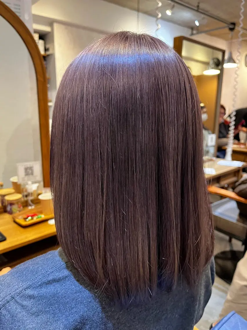 カラー ラベンダーカラー 佐藤槙哉 サトウシンヤのヘアスタイル