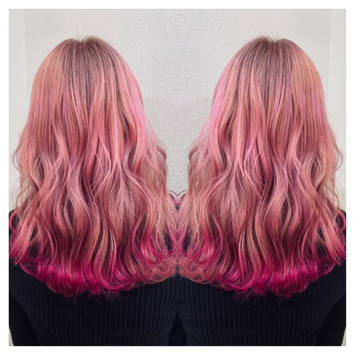 セミロング カラー ヘアカラー トリートメント 村山 茉衣のヘアスタイル