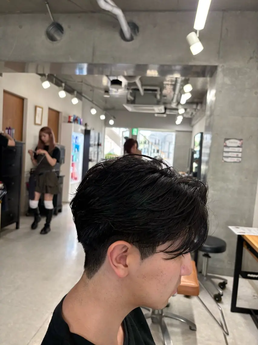 パーマ メンズ メンズパーマ 下北沢メンズパーマ 特化園田　楓莉のヘアスタイル