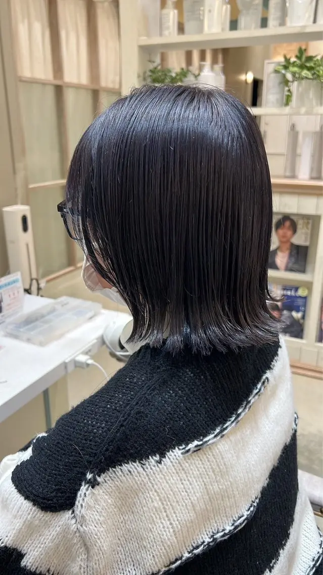 フルカラー【ブリーチ無し】+髪質改善トリートメント🧴💖の写真