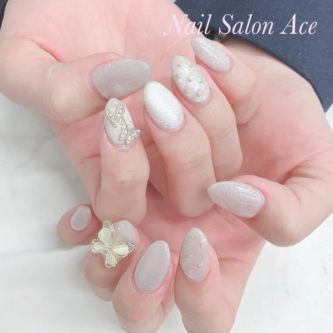 ソフトジェルオフ込み♡マグネット✨(2色まで💅またはストーン3個💎)フィルイン対応の写真