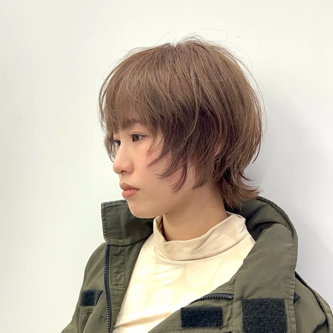 ショート ボブレイヤー ボブ レイヤーカット ショートヘア カット ヘアカラー 星 翔輝のヘアスタイル
