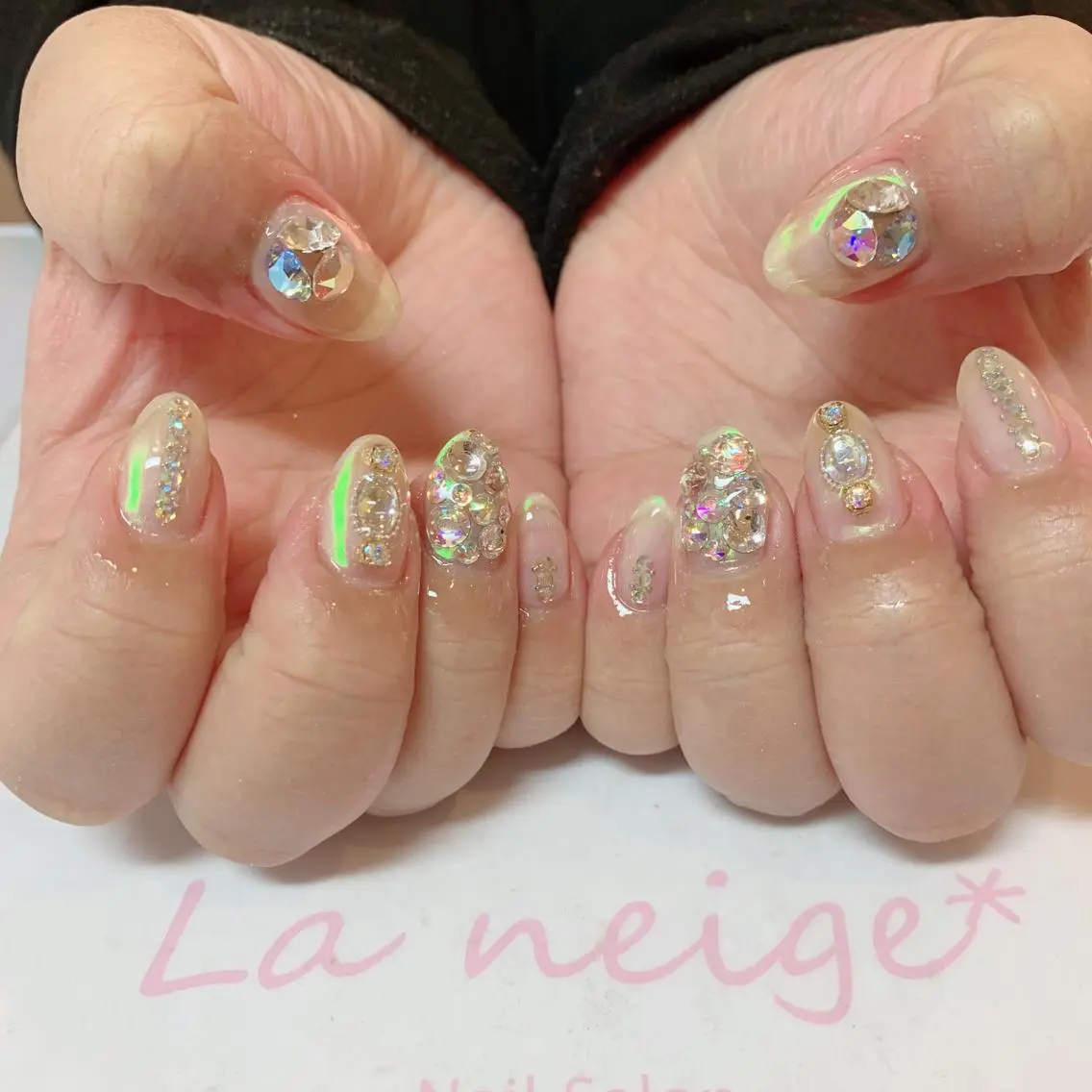 ネイル 韓国ネイル La neige* yuki 🐩🌙のネイルデザイン