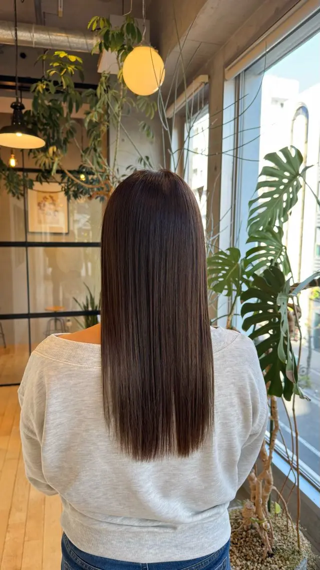 ロング カラー 髪質改善ヘアエステ miyuのヘアスタイル