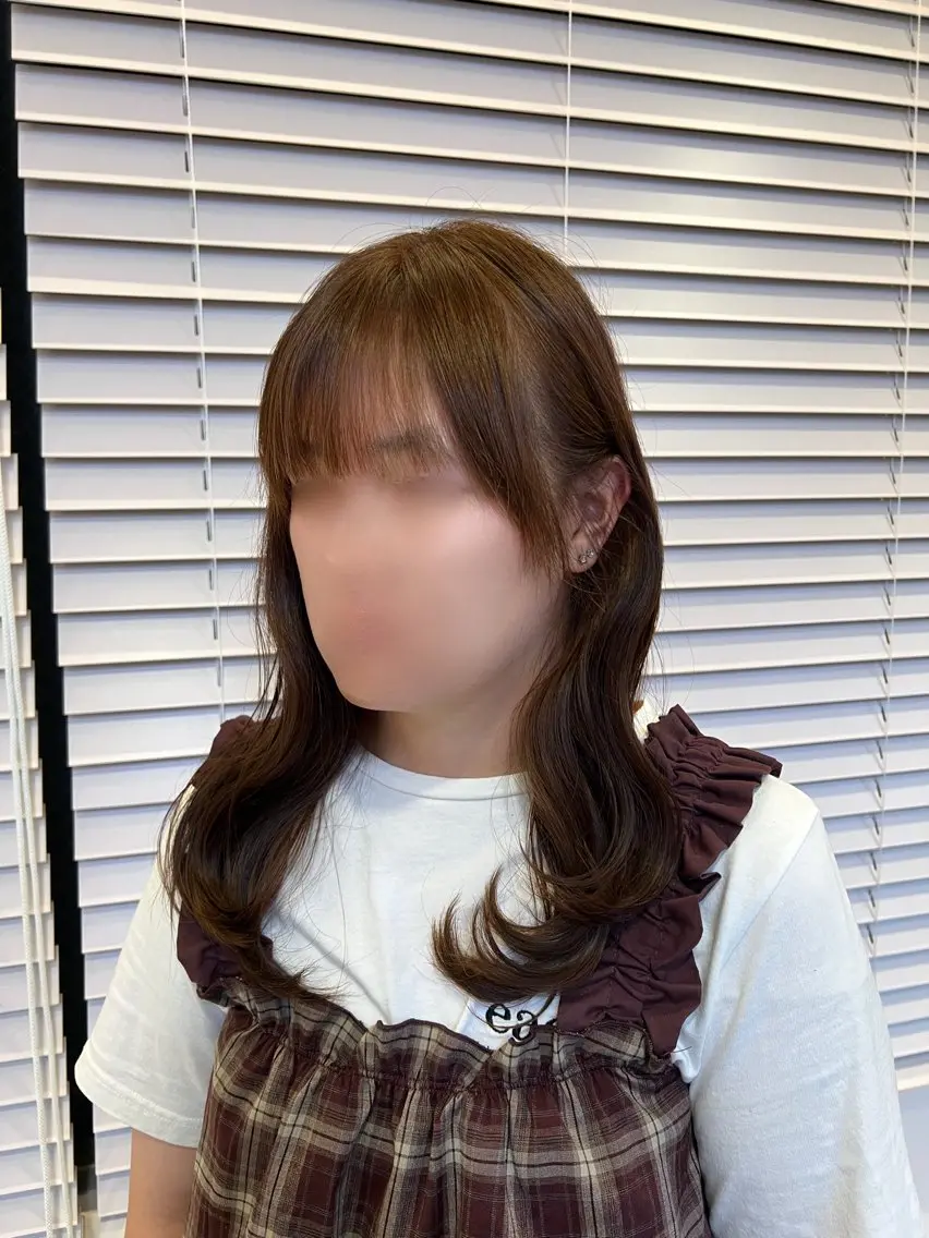 カラー ブラウンカラー ショコラブラウン ヘアカラー 小林 苺花のヘアスタイル