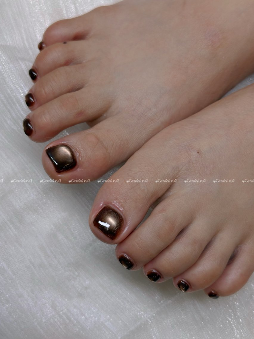 ネイル フットネイル マグネットネイル Gemini nail.Yukiのネイルデザイン