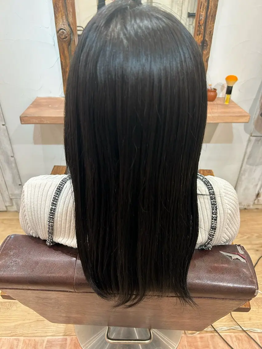 ロング ヘアカラー 今村 茜のヘアスタイル