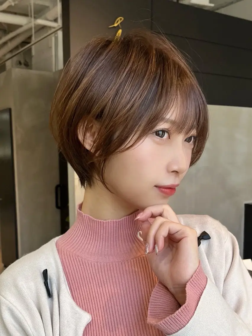 ショート ショート上手い人/ 銀座/なかじのヘアスタイル