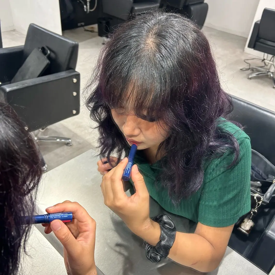ミディアム ヘアカラー AKANE✩.*˚ Kroのヘアスタイル