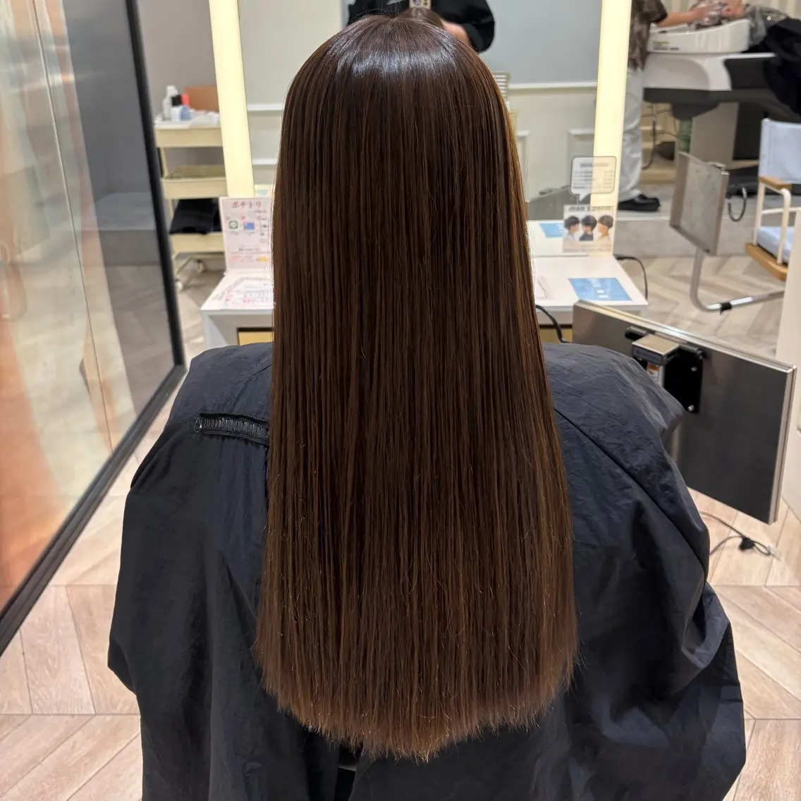 ロング カラー カット ヘアカラー レディースモデル募集 綾坂のヘアスタイル