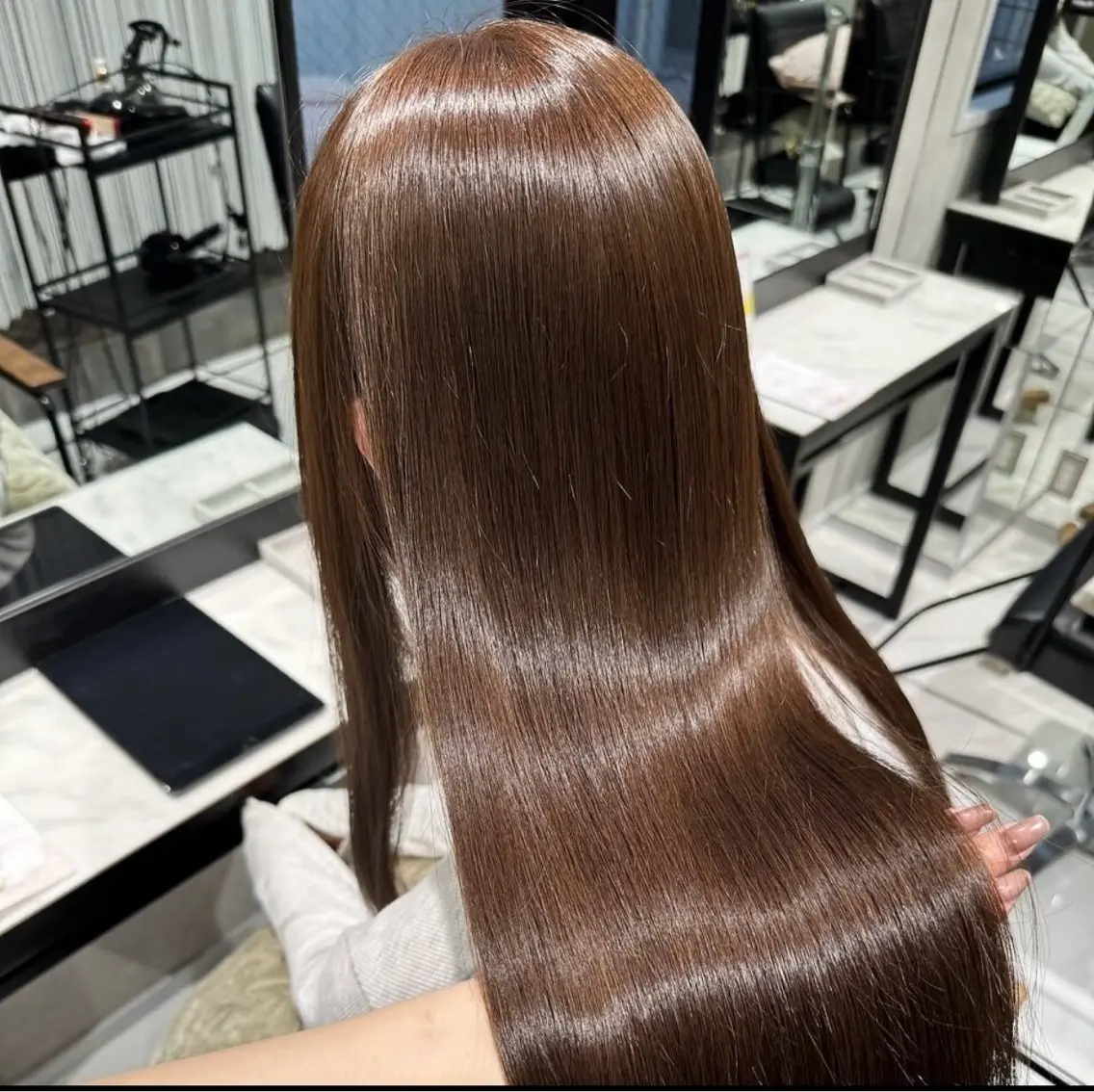 ロング ヘアカラー 沙瞳sara🎀🫧 /カラーNo.1のヘアスタイル