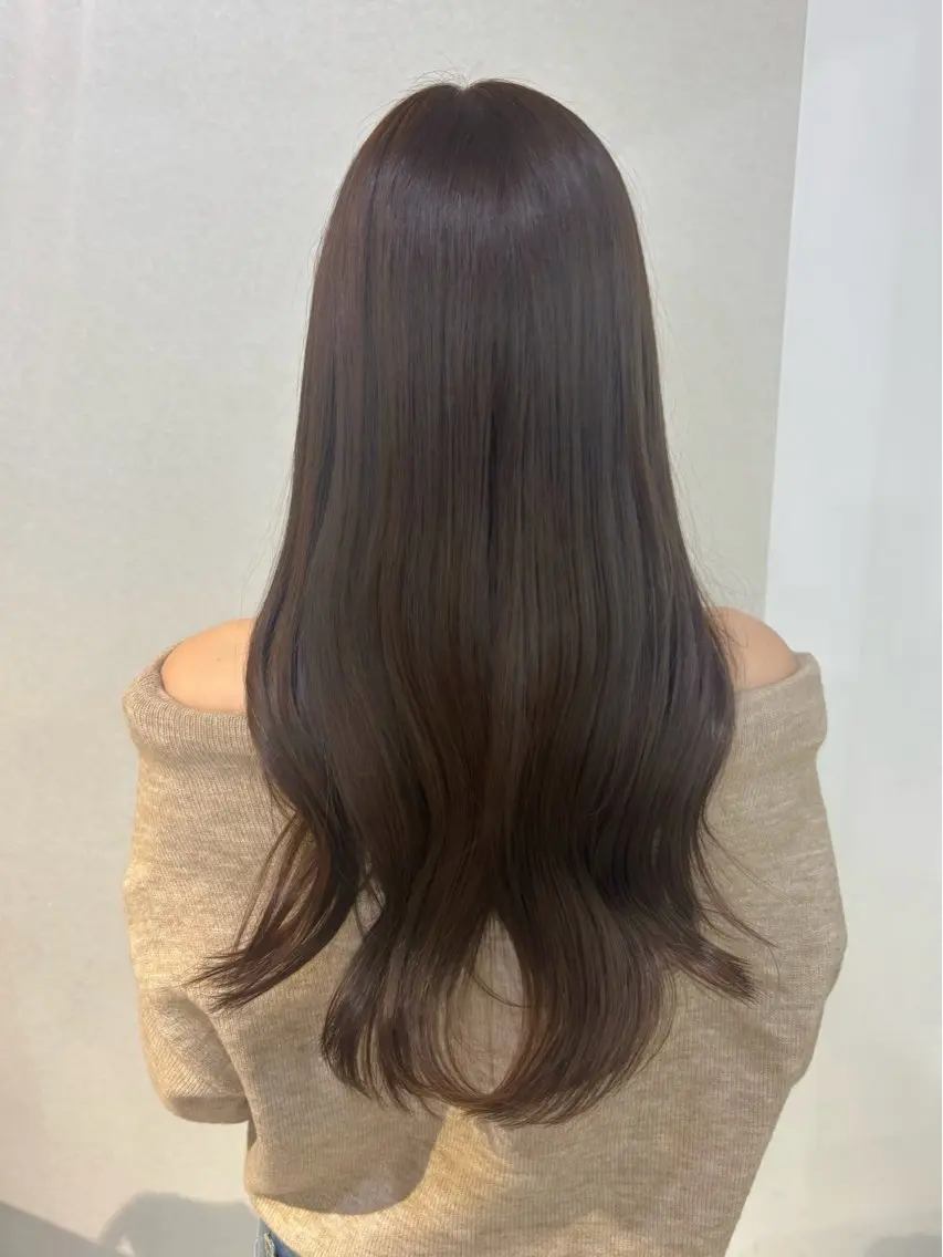 ロング カラー ブラウンカラー 透明感カラー カット ヘアカラー バッサリカット募集中 星川まお𝜗𝜚のヘアスタイル