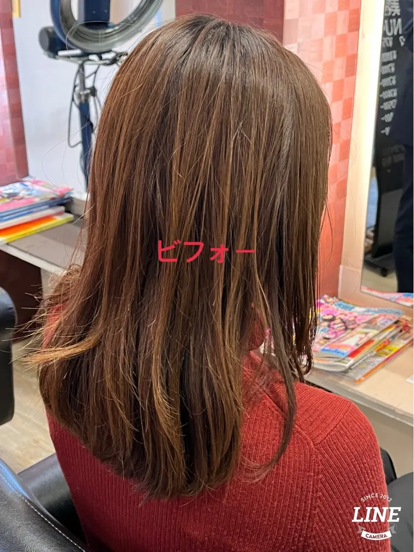 カラー ブルーカラー 織田 英之のヘアスタイル