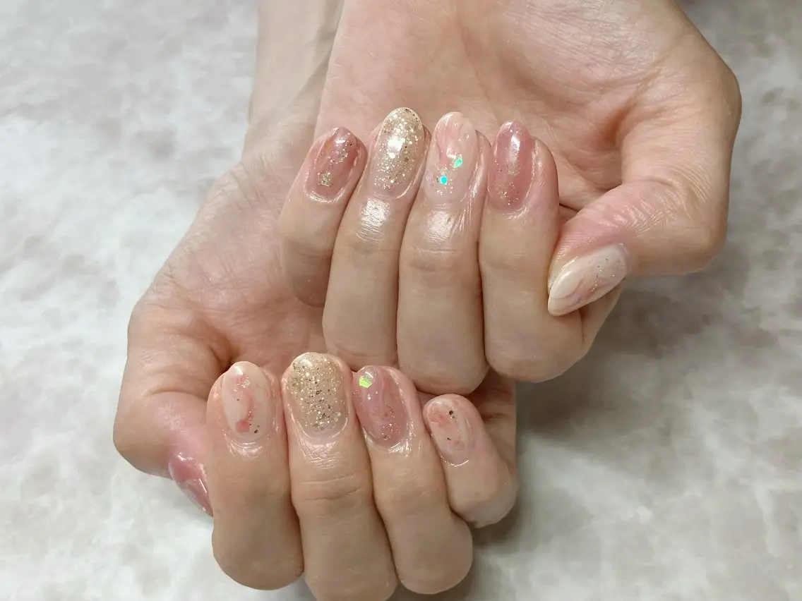 ネイル ニュアンスネイル ハンドネイル Orb nail (オーブ ネイル)のネイルデザイン