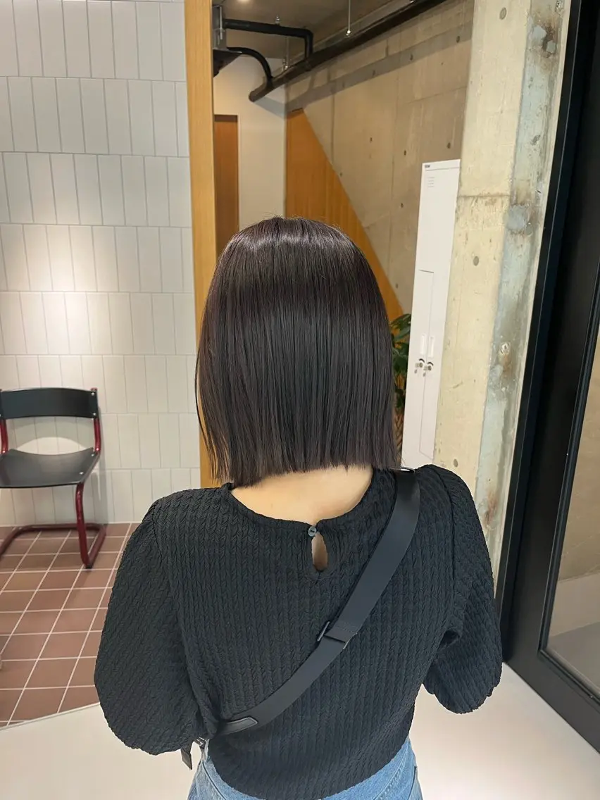 ショート ボブ カット ヘアカラー トリートメント 髪質改善/レイヤー/ 🐈Yokotaのヘアスタイル