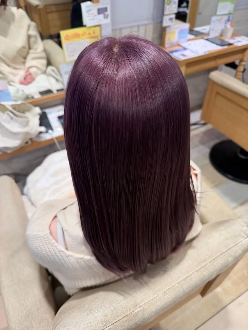 🍒カット+ブリーチリタッチ+カラー(ロング料金なし)🍒の写真