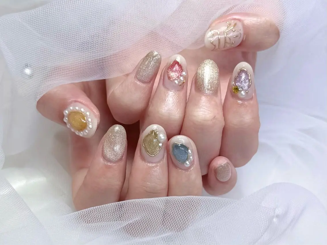 ネイル 持ち込み ハンドネイル MyFairLady nayaのネイルデザイン